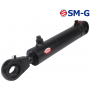 POLSKI SIŁOWNIK HYDRAULICZNY CYLINDER 63x36 SKOK 200 2-STRONNEGO DZIAŁANIA SKRAW-MET